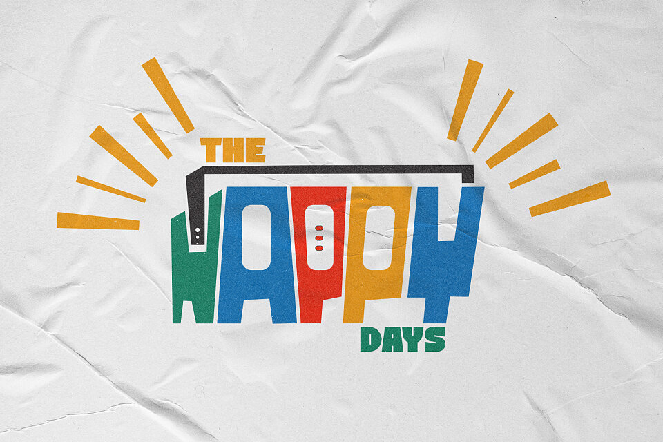 thehappydays titlegraphic horizontal xp3hs